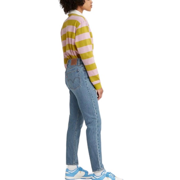 NWT Levi’s Wedgie Icon Fit Straight Leg High Rise Distressed Jeans Sz 31 - Picture 2 of 11